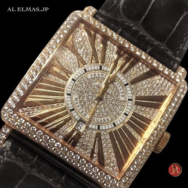 Franck Muller Master Square Relief Diamond Watch
