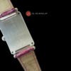 Franck Muller Color Dreams 7502 QZ luxury watch in 18K white gold with diamond-set case, colorful numerals, mother-of-pearl dial, quartz movement, and pink alligator leather strap.