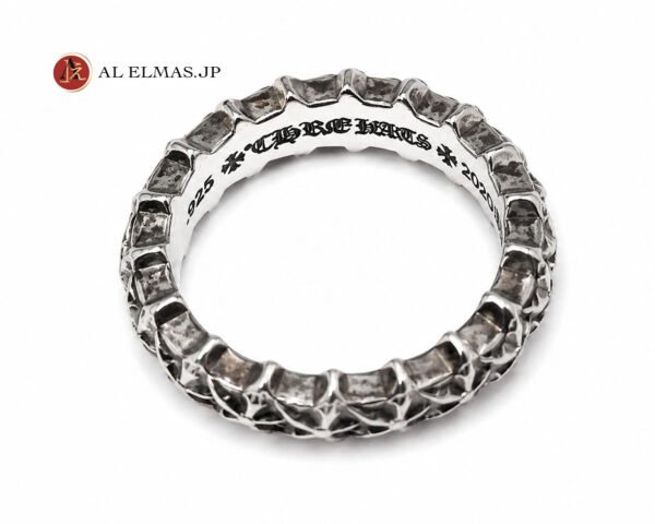 Chrome Hearts Tiny 5-Point Star Band Ring SV925 Silver
