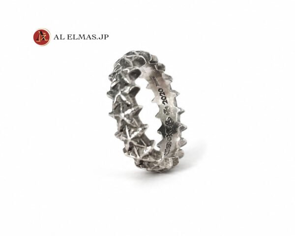 Chrome Hearts Tiny 5-Point Star Band Ring SV925 Silver